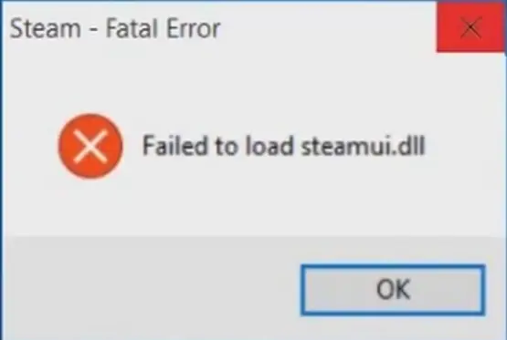 Failed to load game. Ошибка Steam Fatal Error. Failed to load. Failed to load steamui.dll. Фатальная ошибка стим.